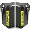 BLACK DOVES GRAPHICS 2pz ADESIVI FLUORESCENTI compatibili con Motorrad R 1200 1250 1150 F 800 650 F700 GS A R1200GS R1200 per Touratech Motorcycle Aluminium Panniers VALIGIE LATERALI (giallo fluo)
