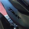 labelbike - 2 Adesivi 3D Moto Scooter Scritta TMAX in Resina compatibile con Yamaha TMAX 560 2022-2024 - Colore Nero