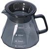 Buachois Bollitore per Caffè,Caffettiera in Vetro,Caffettiera Resistente Al Calore,Teiera Trasparente,Bancone Bar, Cucina,Sala Reception,Caffettiera(400ml)