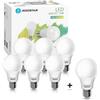 Aigostar Lampadina LED E27 Luce Bianca Fredda, 12W Lampadine a led per casa 6500K, 1170 Lumen, Angolo del Fascio di 280 Gradi, CRI>80+, non dimmerabile, Pacco da 7