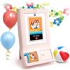 HP Sprocket Photo Booth Machine Stampante fotografica istantanea a colori, Touchscreen da 10,1 (25,6 cm), Ring Light, Cornici personalizzate, Carta Zink per Photobooth 3x4 (7,6x10,1 cm), Rosa.
