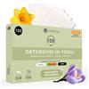 Cosmeau Detersivo Lavatrice in Fogli - Lavanda - Fino a 120 Lavaggi (60 Pezzi) - Detergente Profumato Sostenibile per Bianchi, Colori e Neri - Ideale da Viaggio