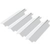WELL GRILL Copertura bruciatore in acciaio inox, accessorio per barbecue EL Fuego Dayton, 4 bruciatori, Tepro, Broil-Master, barbecue a gas 4 + 1 e la maggior parte delle griglie a gas, confezione da