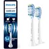 PHILIPS Sonicare C3 Premium Plaque Defence, testine di ricambio originali, bianco, confezione da 2, HX9042/87, Nuovo, 2 Testine