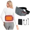 Kintiwe Termoforo, Fascia Lombare Riscaldante con 10000mAh Batteria 3 Livelli di Temperatura, Termoforo Elettrico Allevia il Dolore Corporeo per Schiena, Cervicale, Addome