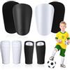 ELNLE Mini parastinchi per bambini da calcio e calcio, 2 paia di mini shin Pads 10 x 6 cm, piccolo parastinchi da calcio con calzini 12 x 8 cm, per ragazzi e bambini