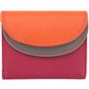 Visconti Rainbow Collection - Borsa in pelle con rfid e tap and go RB126, Arancione multicolore., Taglia unica