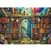 MISITU Puzzle 1000 pezzi per adulti e bambini magica libreria puzzle regalo