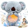 LEEWENYAN Orsetto Koala Rilassante, Koala in Sollievo, Peluche Koala Calmante, Koala che Respiras Evora, Koala in Sollievo dalle Ansie Evora per il Bambino che Dorme Calmante, Rumore Bianco (C)