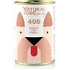 Generico Cibo umido per cani lattina gr 400 Natural Code Maiale con piselli in confezione da 6 pezzi