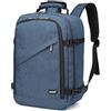 Kono Borsa da cabina 40 x 20 x 25 cm, piccola borsa da viaggio per bagaglio a mano, zaino impermeabile sotto il sedile (blu navy), Marina Militare, 40x20x25 cm, BORSA CABINA