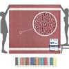 Flora Furora furora HOLIDAY Telo Mare Grande cotone 200x200 cm XXL GIGANTE | Telo Spiaggia antisabbia - Coperta Pic Nic - Pareo Asciugamano Mare spugna | Fouta Beach Towel lungo, frange angoli, Uomo Donna Ragazzi