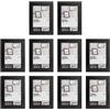 IKEA Fiskbo 003.003.53 - Set di 10 cornici per foto, 10 x 15 cm, colore: nero