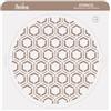 Decora 9270957 Stencil decorativo Alveare, Dim. Ø 25 Cm, in plastica per alimenti; per realizzare disegni su torte, dolcetti e biscotti. Made in Italy
