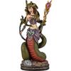 DRW Figura di Medusa rappresenta Paura, punizione Divina, Potere Protettivo e Forza Femminile in Resina Dipinta a Mano 20 cm, Multicolore, Medidas: 8x8x21 cm