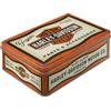 Nostalgic-Art Contenitori in latta retrò piatti, 2,5 l, Harley-Davidson - Parts & Accessoires - Idee regalo per biker, scatola con coperchio, design vintage