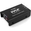 Pyle Preamplificatore Phono, Amplificatore Audio Stereo Mini con RCA, Bassa Rumorosità, Alimentato da Adattatore 12V DC - Nero
