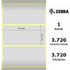 Zebra Etichette Zebra - Z-Ultimate 3000T Silver, formato 70 x 32 mm.