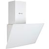 Wiggo WE-E513G(W) - Cappa inclinata - 50cm - Vetro bianco