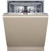 Neff S255EVX04E, N 50 Smarter XXL lavastoviglie completamente integrata 60 cm, cassetto portaposate, sistema Flex II, programma preferito, pulizia forte Cehf 70ºC, apertura automatica della porta,