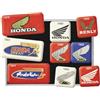 Nostalgic-Art Set di magneti retrò, 9 pezzi, Honda - Logo Evolution - Idee regalo per biker, decorazione del frigorifero, design vintage