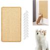 Kiuiom Tiragraffi per Gatti Cartone Ondulato,Tiragraffi per Gatto con Canapa Naturale Cartone Denso,Grande Tiragraffi Cartone da Muro,Giocattoli Gatti per Proteggere Mobili,Supporto per Il Riposo,50 x 25 cm