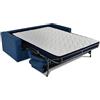 Nuvole di Sonno - Materasso Piazza e mezza Marte per Divano Letto a Ribalta in Water Foam Alto 12 cm Ergonomico, Rivestimento Anallergico Made in Italy (H 12, 100 X 190)