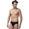 NOTTINGHAM 12 Pezzi Slip Uomo SM326S con Elastico Ribattuto in Filo di Scozia, Assortito(Blu,Grigio Antracite e Nero), 7/XXL