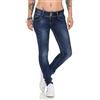 Hailys Camila Donna Jeans Blu M 75% Cotone, 22% Poliestere, 2% elasthane, 1% Viscosa Skinny