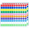 TownStix 3000 Pezzi, 20mm - Bollini Adesivi Colorati Tondi, Etichette Adesive