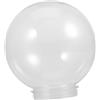 TOKIDNY Coprilampada Acrilico 25 Cm Trasparente Paralume di Ricambio Resistente alle Intemperie per Lampada da Parete Soffitto Giardino Esterno Facile Installazione