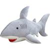 Kiuiom 25CM Giocattolo di peluche morbido squalo,Squalo coccolone peluche animali,Squalo di peluche per bambini,Squali animali imbalsamati,Squalo regalo per festa di compleanno,Grigio