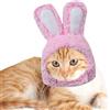 Generic Cappello con orecchie di coniglio per animali domestici, orecchie di coniglio per gatti e cani di piccola taglia, copricapo per feste di Halloween, accessorio per cosplay, feste a tema, festival,