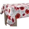 Le linge de Jules Tovaglia antimacchia papavero rettangolare 150 x 350 cm
