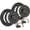 tomzz Audio 4057-009 Kit di installazione degli altoparlanti compatibile con VW T5 T6 Multivan Caravelle Arteon Tiguan Caddy 165mm sistema coassiale TA16.5-Pro
