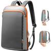 ZINZ Zaino per Laptop Sottile ed Espandibile da 15 15,6 16, Antifurto, Borsa per Notebook da Viaggio Aziendale, Zaino Multiuso di Grande Capacità per Uomini e Donne