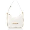 Love Moschino JC4243PP0GKQ0, Borsa a Spalla, Donna, Bianco, Taglia unica