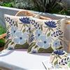 Aisybaklyn 40x40 Copricuscini Impermeabili all'Aperto Cuscini per Divano Estate Federe Cuscini da Esterno Verde Cuscino da Divano Federa Sofá,Dormitorio,Balcón,Jardín, Patio,Decoración Fodera Set di 2