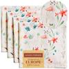 Maison d' Hermine Colmar 100% cotone Set di 4 tovaglioli, morbidi e confortevoli, perfetti per cene in famiglia, matrimoni, cocktail, cucina, casa, Ringraziamento/Natale (45 cm x 45 cm)