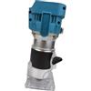 Limtula Router in legno palmare Trimmer per sistemi da 18 V Motore brushless 6 velocità Variazioni Pinze 1/4 6mm 8mm 700W Plus 12 Router Bit Set Batteria non inclusa