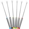 BGDR Forchette per fonduta, Acciaio Inossidabile, Cioccolato, Formaggio, Dessert, fonduta, pentola, forchette, Utensili da Cucina, stoviglie (6 Pezzi/Set)
