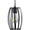 Mengjay Lampade a Sospensione Vintage Industriale Plafoniera Lampada da Soffitto Lampadario In Ferro Pendente Vintage Industrial,Metallo Gabbia E27 Luci Portalampada.