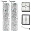 KiimSin accessori per Bissell CrossWave X7 Plus Cordless Pet, X7 Pro Pet 2955N,3479N,3011,3055, 3277,3279,3276A Parti di ricambio aspirapolvere umido e secco, 4 spazzole rullo + 2 Filtro