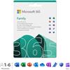 Microsoft 365 Family - Abonnement-Lizenz (1 Jahr) - deutsch