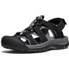 KEEN Rapids H2, Sandali Uomo, Black/Steel Grey, 48 EU