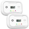 Elro 2-Pack Rilevatori di Monossido di Carbonio ELRO FC5003 | Sensore da 10 Anni | Con Display | 2 Pezzi