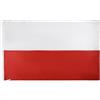 AZ FLAG - Bandiera Polonia 150x90 cm - Bandiere per tifosi polacche, disponibile anche in 90x150 cm