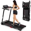 FITFIU Fitness MC-160 - Tapis Roulant 2 in 1 per Camminare e Correre, Pedana Pieghevole, 12 Programmi, Bluetooth e Altoparlanti, Connettività Apps, Tapis Roulant Ultra Compatto per Casa/Ufficio