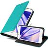 Cadorabo Custodia Libro per Apple iPhone 7 / 7S / 8 / SE 2020 in TURCHESE PETROLIO - con Vani di Carte, Funzione Stand e Chiusura Magnetica - Portafoglio Cover Case Wallet Book Etui Protezione