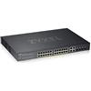 Zyxel 24-Port Ethernet Gigabit Switch | Smart-Managed | PoE+ con 375 Watt Budget | 4 Porte Combo Gigabit | Hybrid-Cloud Mode [GS1920-24HPv2]